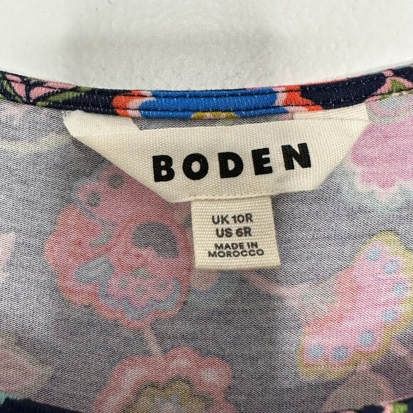 Boden Amelie Midi Dress Size 6 Multi Cascade Bloom Floral - Picture 3 of 11